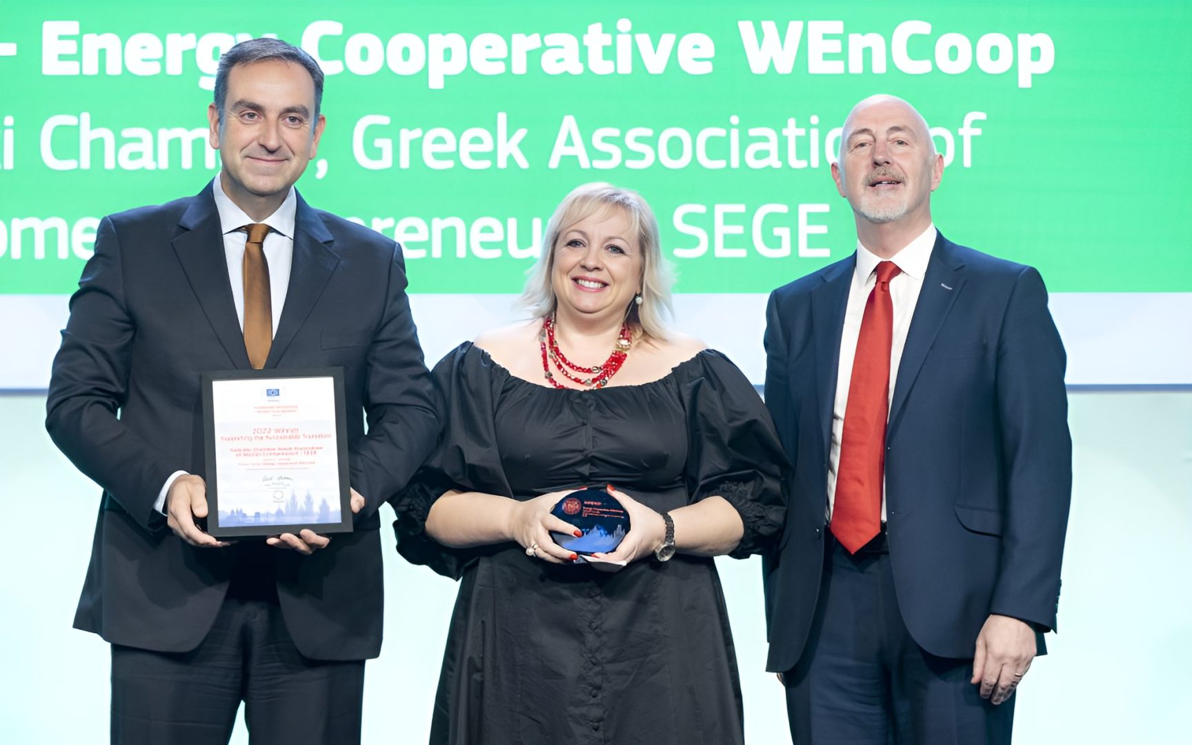 Στην κορυφή της Ευρώπης η Πρόεδρος της WEnCoop!