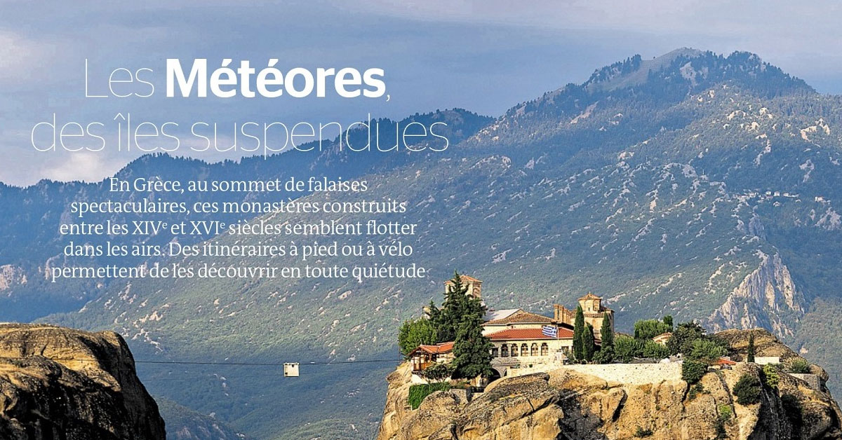Le Monde: Τα Μετέωρα στο top 20 των παγκόσμιων προορισμών για το 2023
