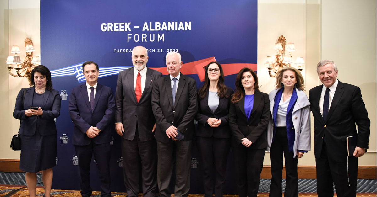 Η κα Σοφία Κουνενάκη Εφραίμογλου στο Greek – Albanian Forum