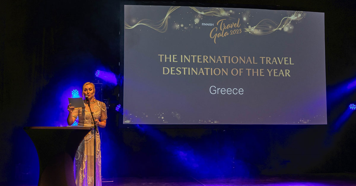 Φιλανδία-Finnish travel Gala: Η Ελλάδα Διεθνής Ταξιδιωτικός Προορισμός της χρονιάς 2023