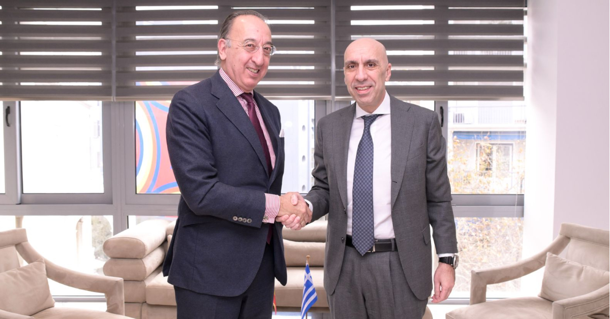 Συνάντηση του Προέδρου του ΕΒΕΑ με τον Πρέσβη της Ισπανίας στην Ελλάδα