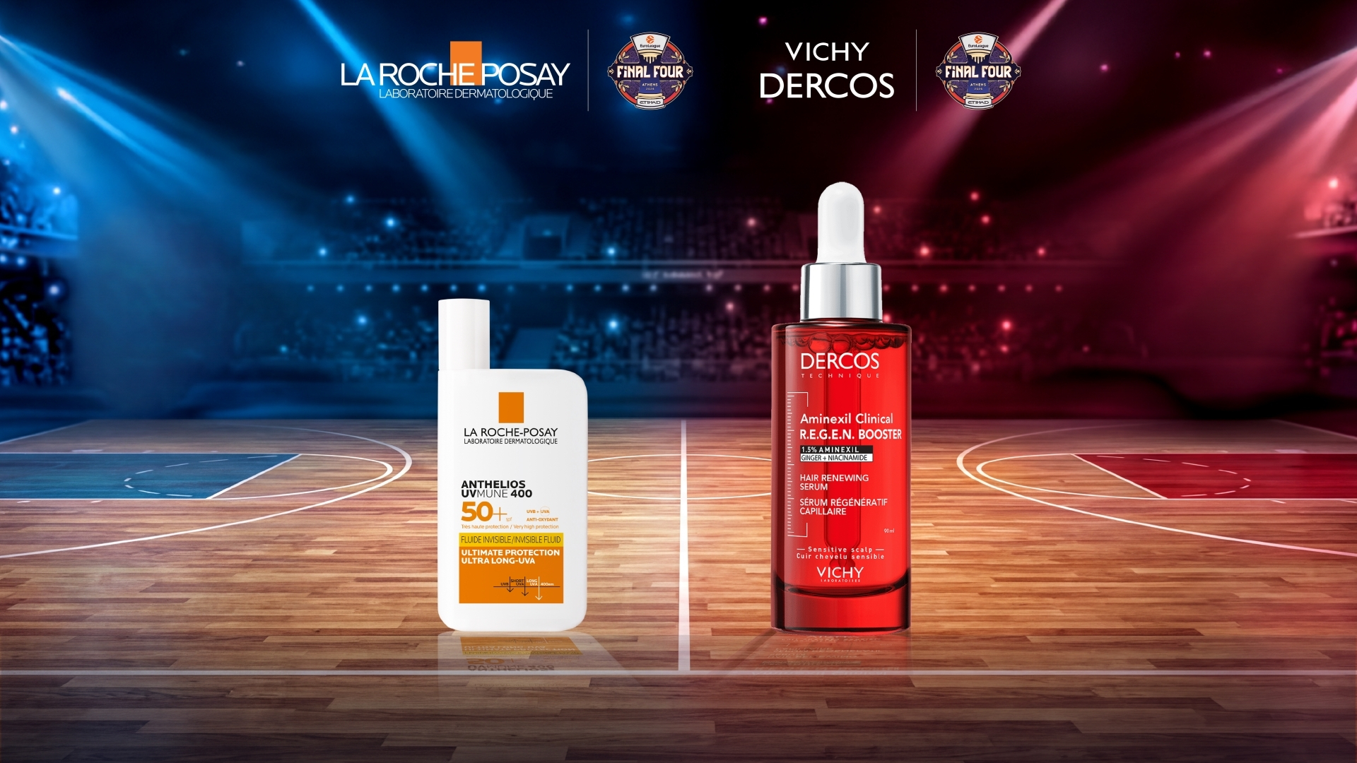 Η Euroleague Basketball καλωσορίζει τη Vichy και τη La Roche-Posay ως επίσημους χορηγούς του EuroLeague Final Four